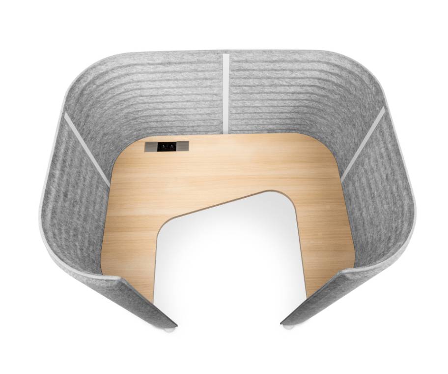 Noti Soundroom Arbeitsplatz mit Schreibtisch Design Möbel