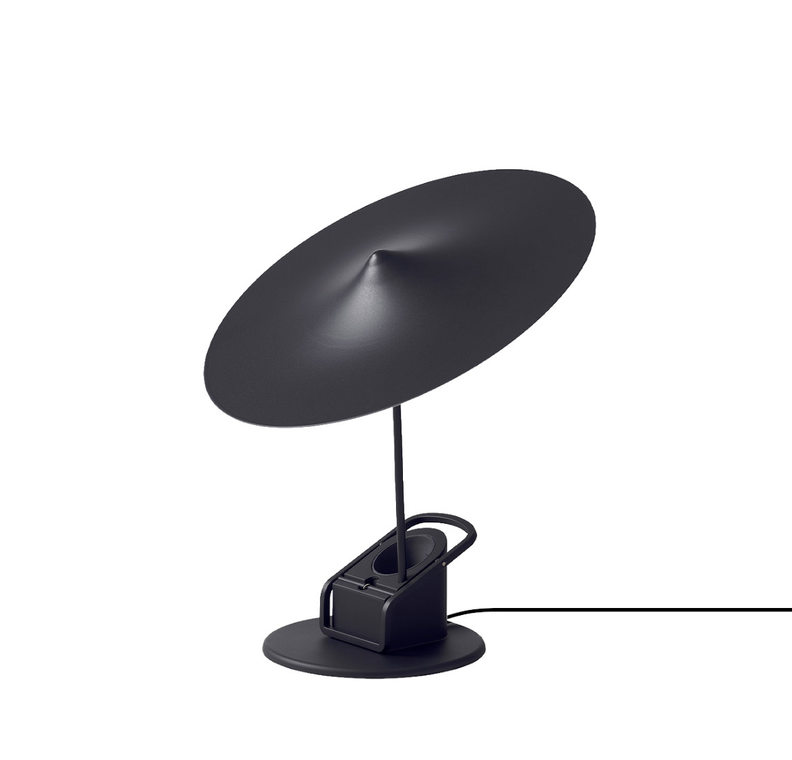 w153 Ile Tischleuchte, jet black