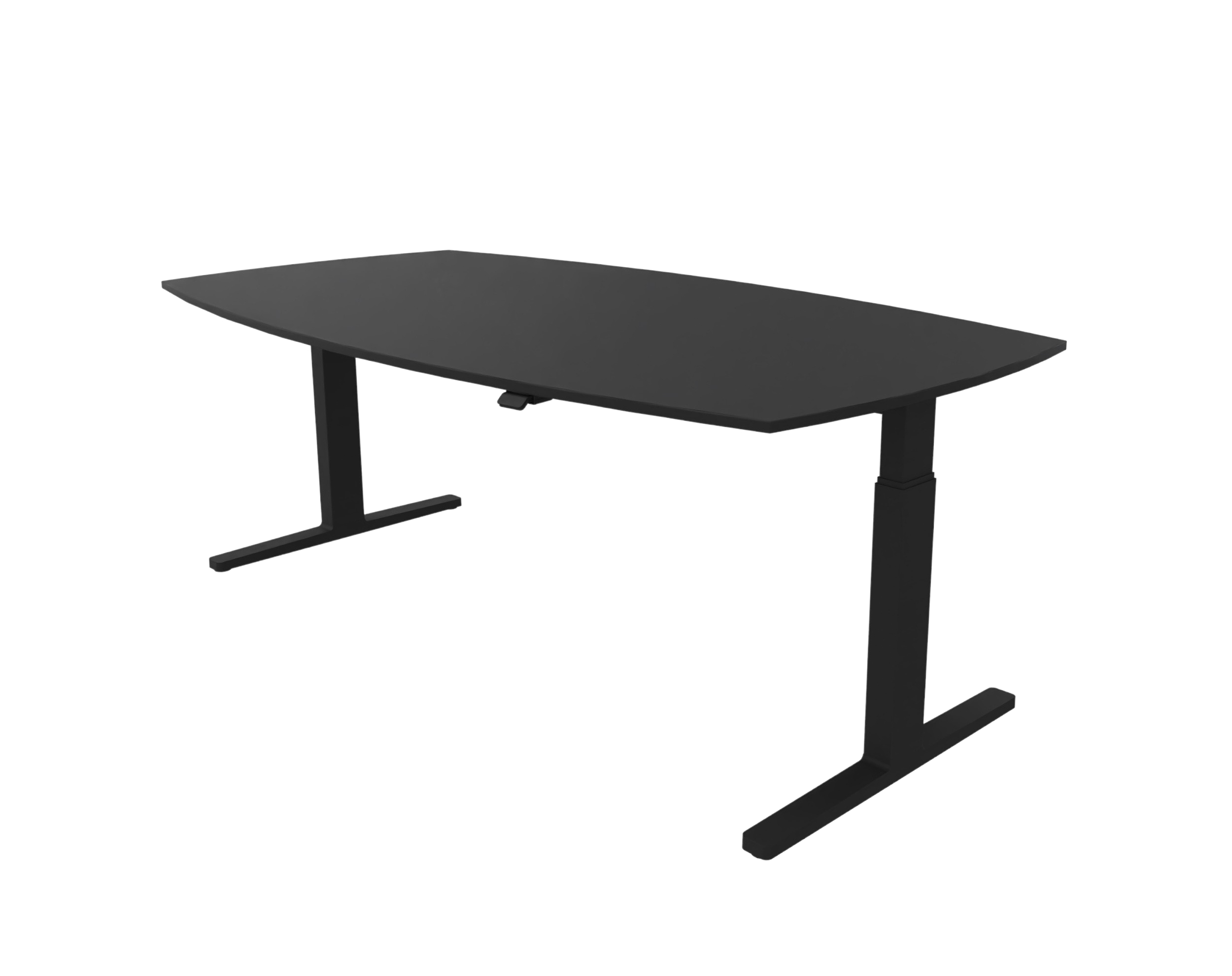 Winea Flow Besprechungstisch, tonne mit T-Fuß