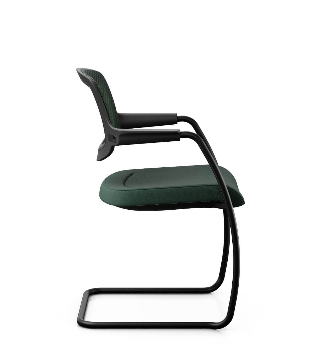 Giroflex 161-6403 Freischwinger Besucherstuhl mit atmungsaktivem Netzrücken