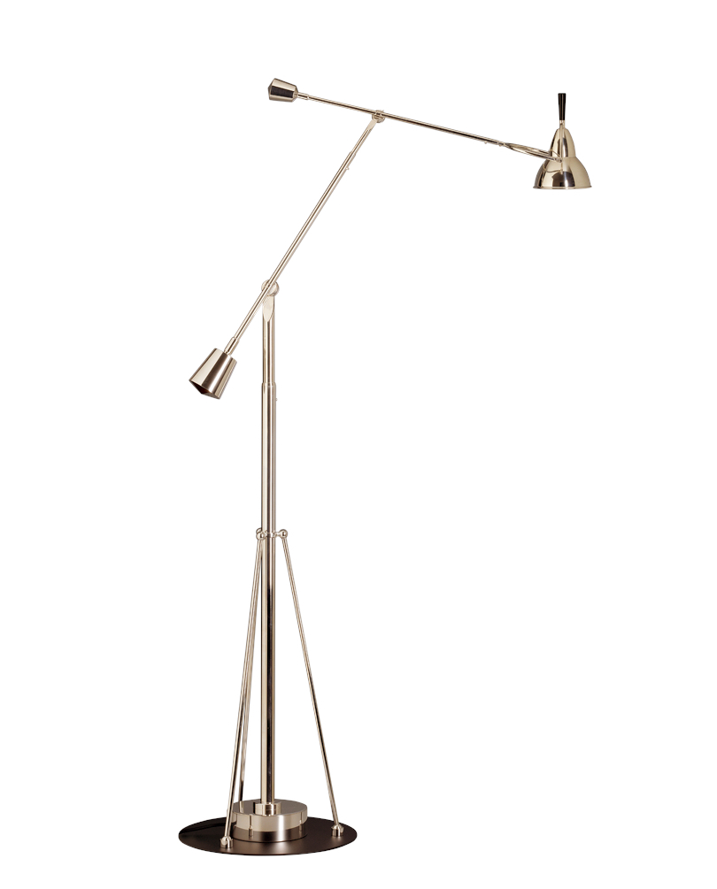 Buquet EB 27 StL Stehleuchte, versilbert mit 90er Auflage