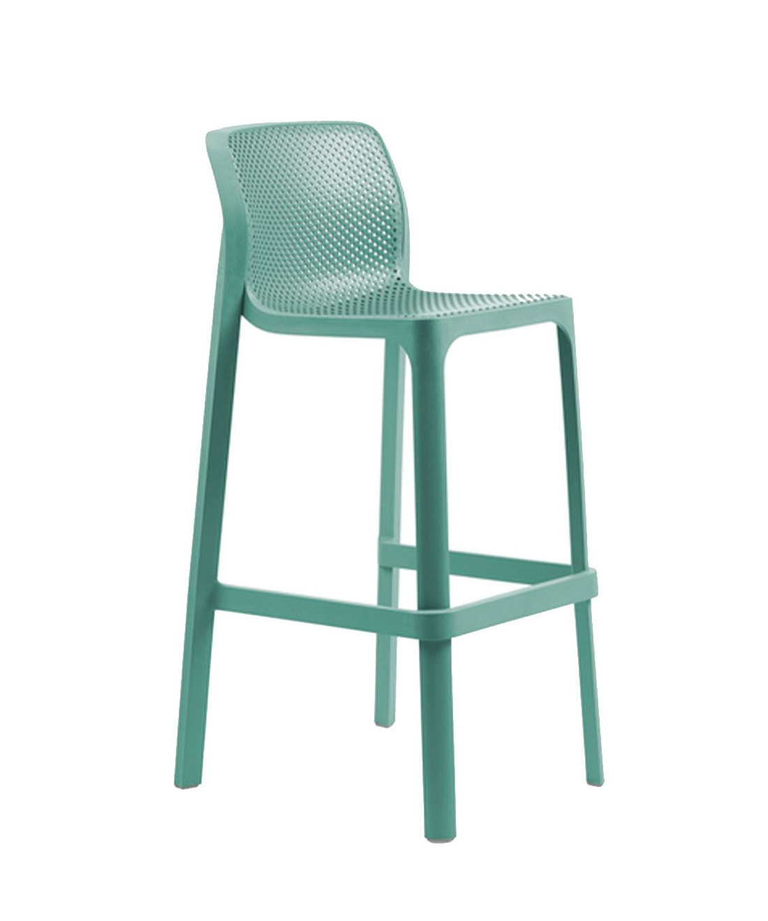 Nardi Net Barhocker 76 cm, salice, Outdoor-Barstuhl, leicht, wetterfest, modernes italienisches Design