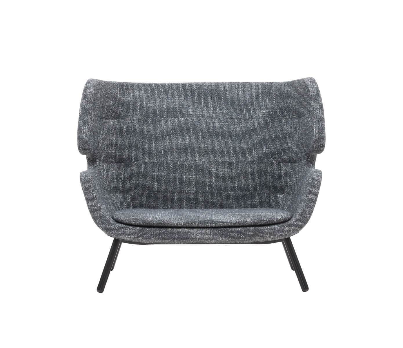 Softline Moai Sofa 2-Sitzer, modernes Designsofa mit klaren Linien und hohem Sitzkomfort für Wohn- und Lounge-Bereich