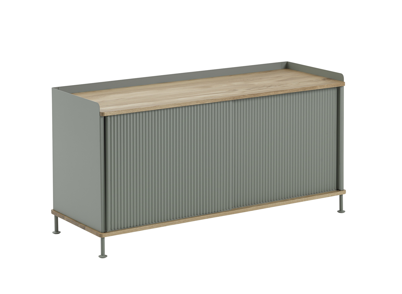 Enfold Sideboard, 124 x 63 cm, eiche geölt / dusty green Enfold Sideboard, 124 x 63 cm, eiche geölt / dusty green
