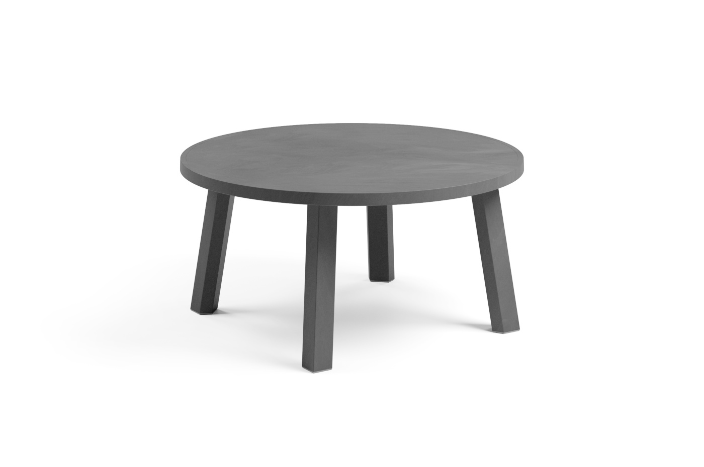 Maximo Couchtisch, Ø 60 cm mini, basalto