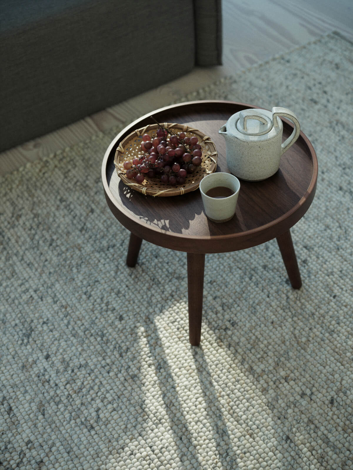 Softline Alma large Beistelltisch mit modernem Design, robustem Gestell und großzügiger Ablagefläche, ideal fürs Wohnzimmer