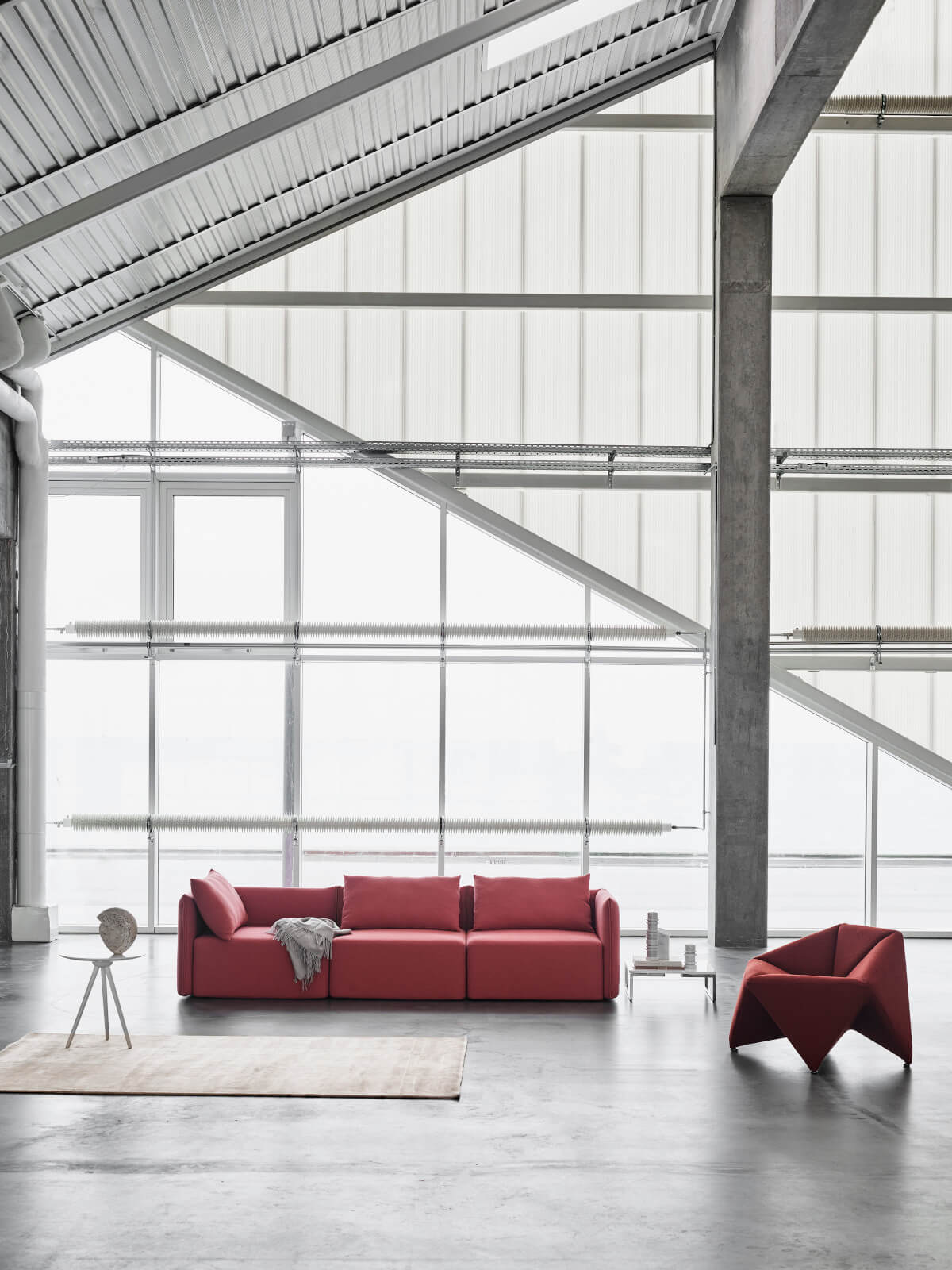 Softline Cape Sofa, modulares Sofasystem für Wohnräume, flexibel stellbar, skandinavisches Design