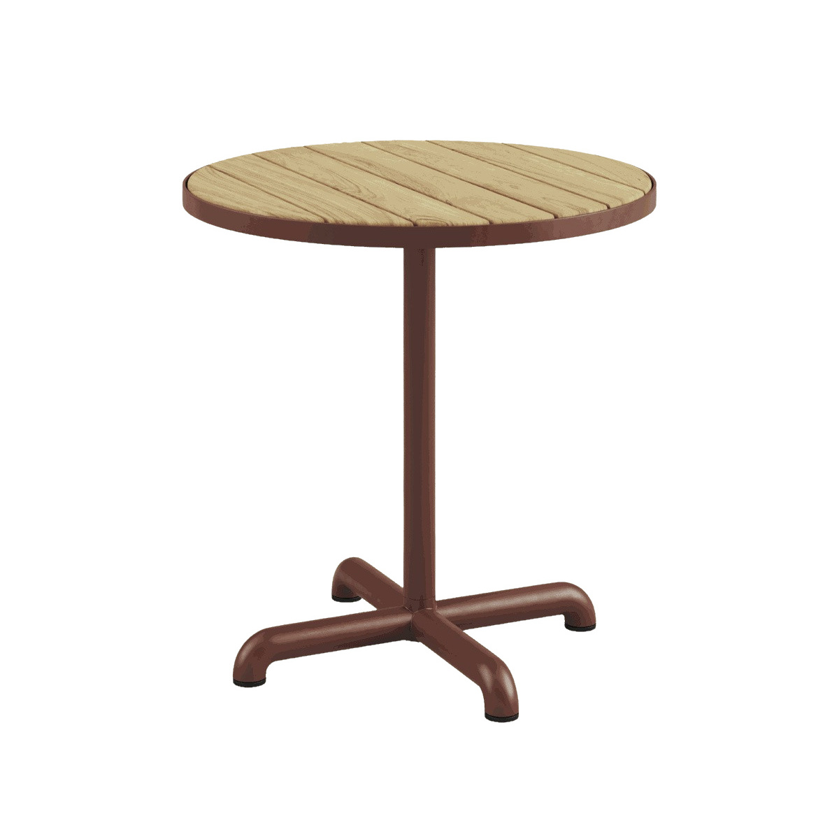 Kirra Bistrotisch, chestnut / teakholz