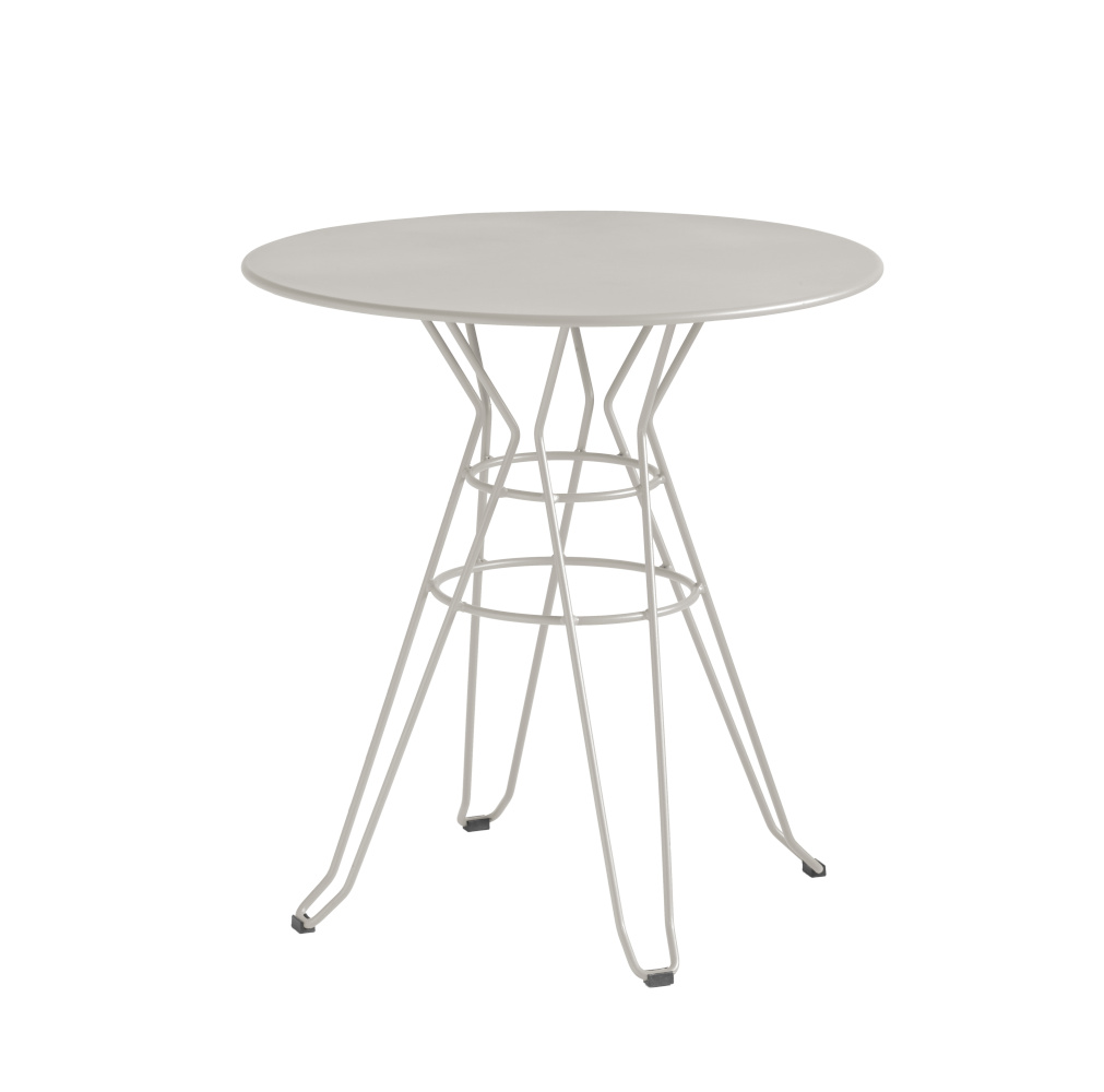 Capri Bistrotisch, Ø 90 cm, kieselgrau