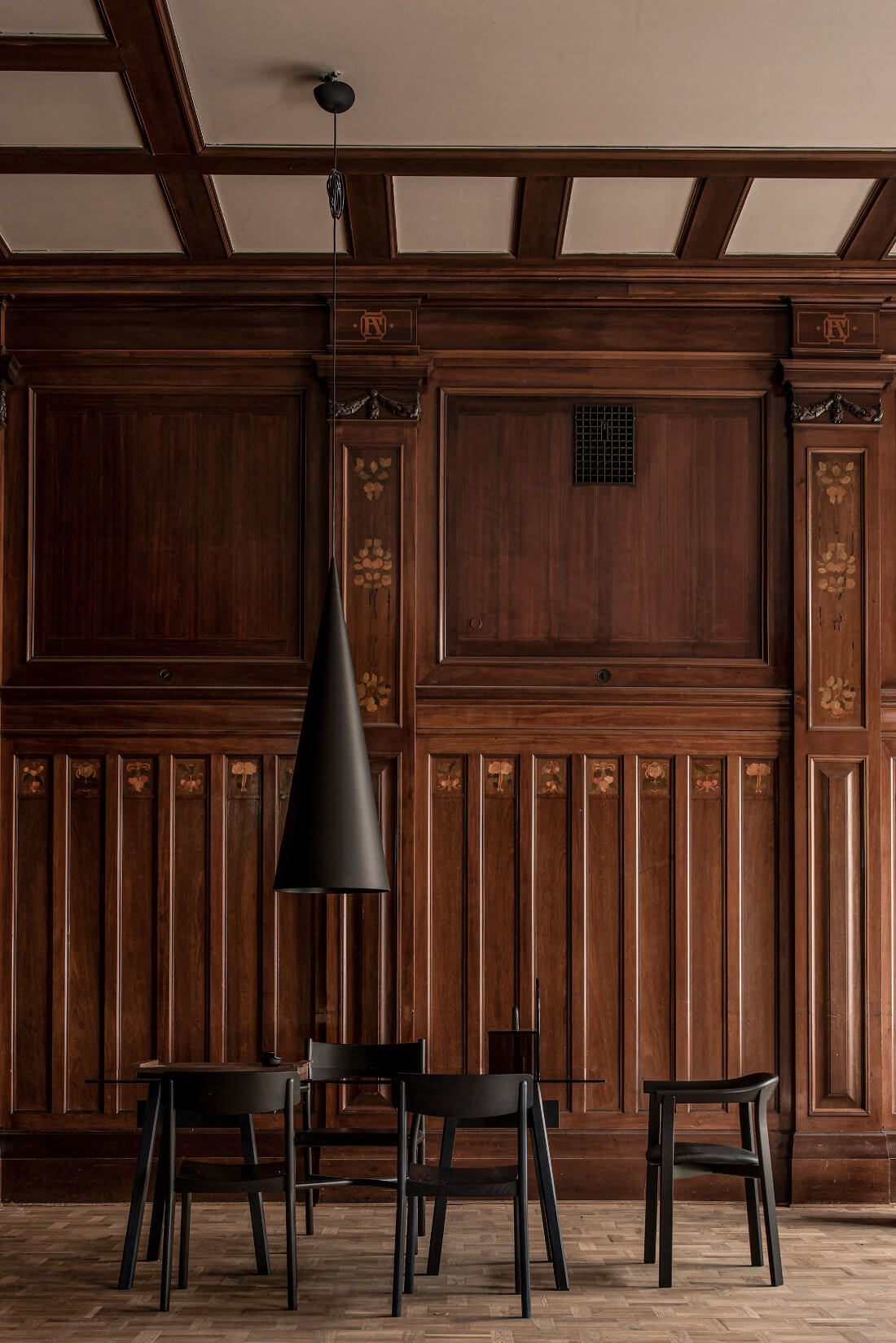 w151 Extra large pendant s1 Pendelleuchte, raw brushed