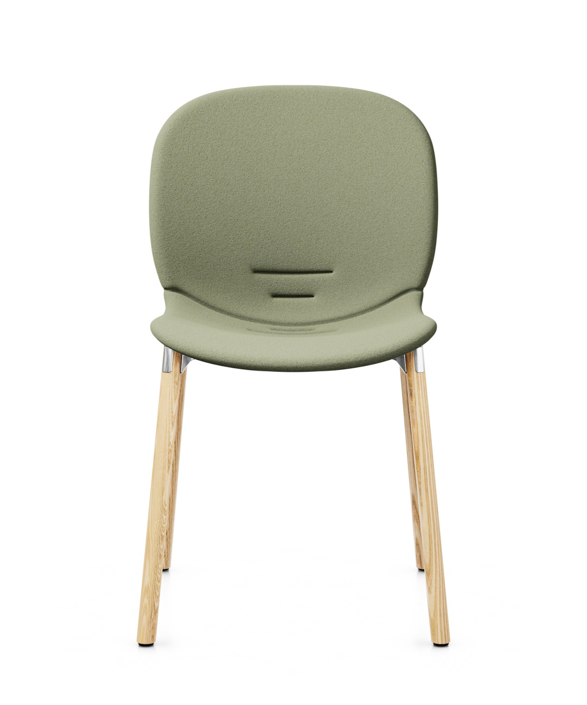 Noor 6080F Stuhl, Holzgestell, Kunststoffschale, Voll gepolstert