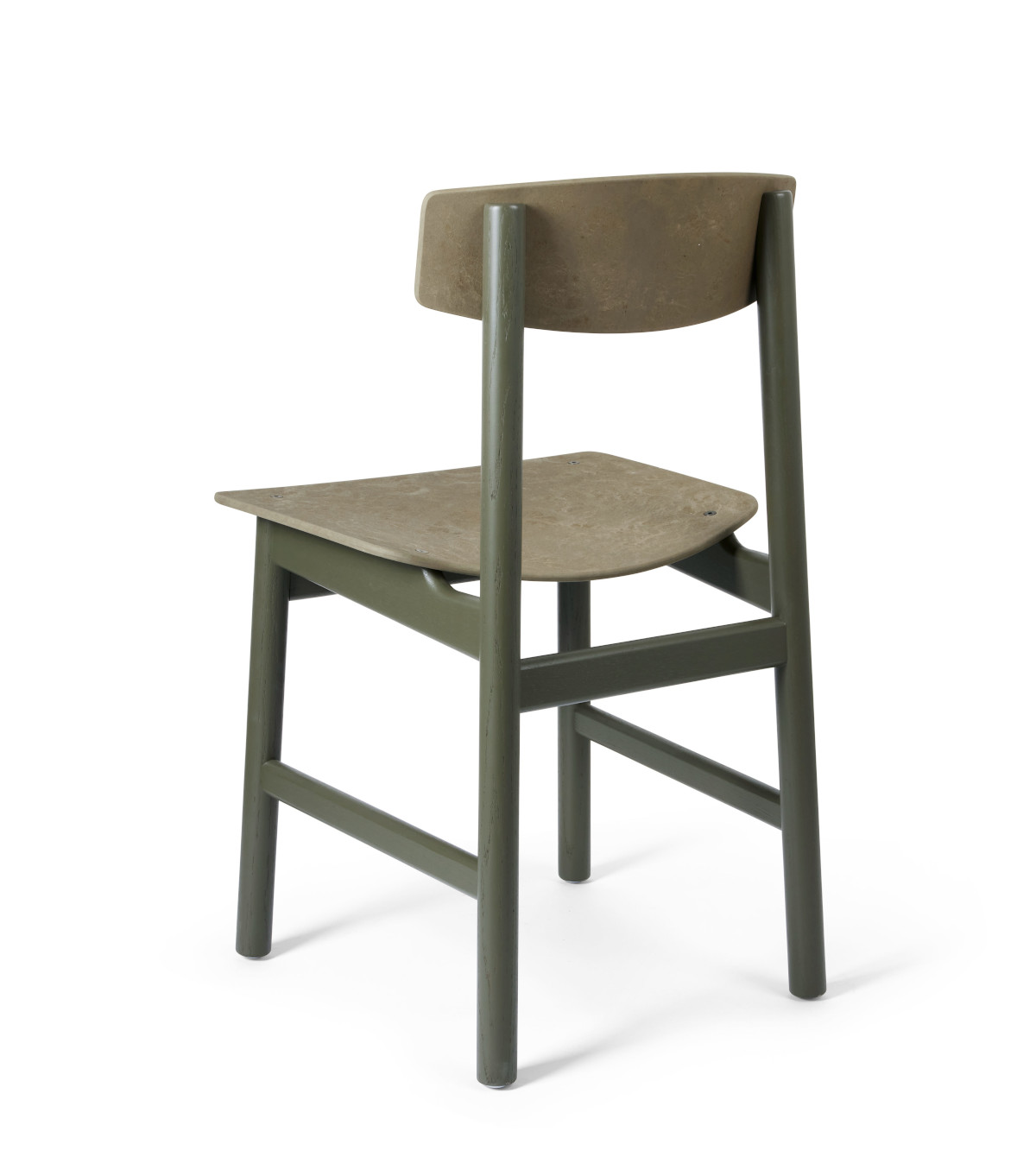 Conscious Chair 3162, buche grau lackiert / wood waste grey