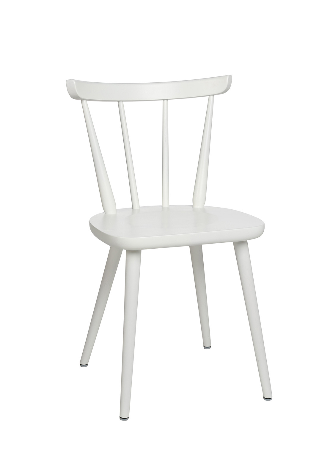 Kinderstuhl W-1960 Bambini in Reinweiß, kompaktes Design für Kinderzimmer und Schreibtisch, zeitlos und platzsparend