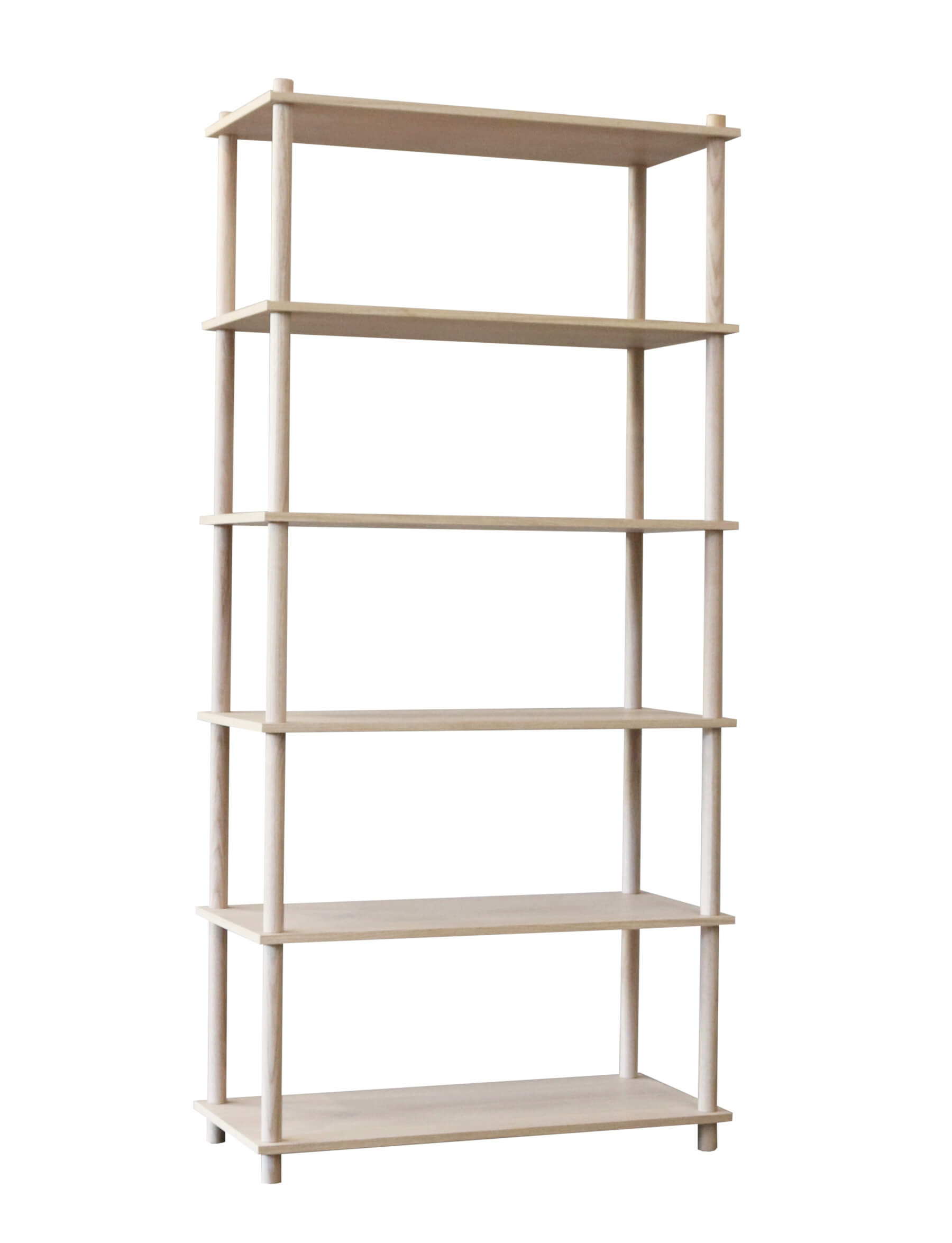 Elevate Regalsystem 5, eiche weiß pigmentiert