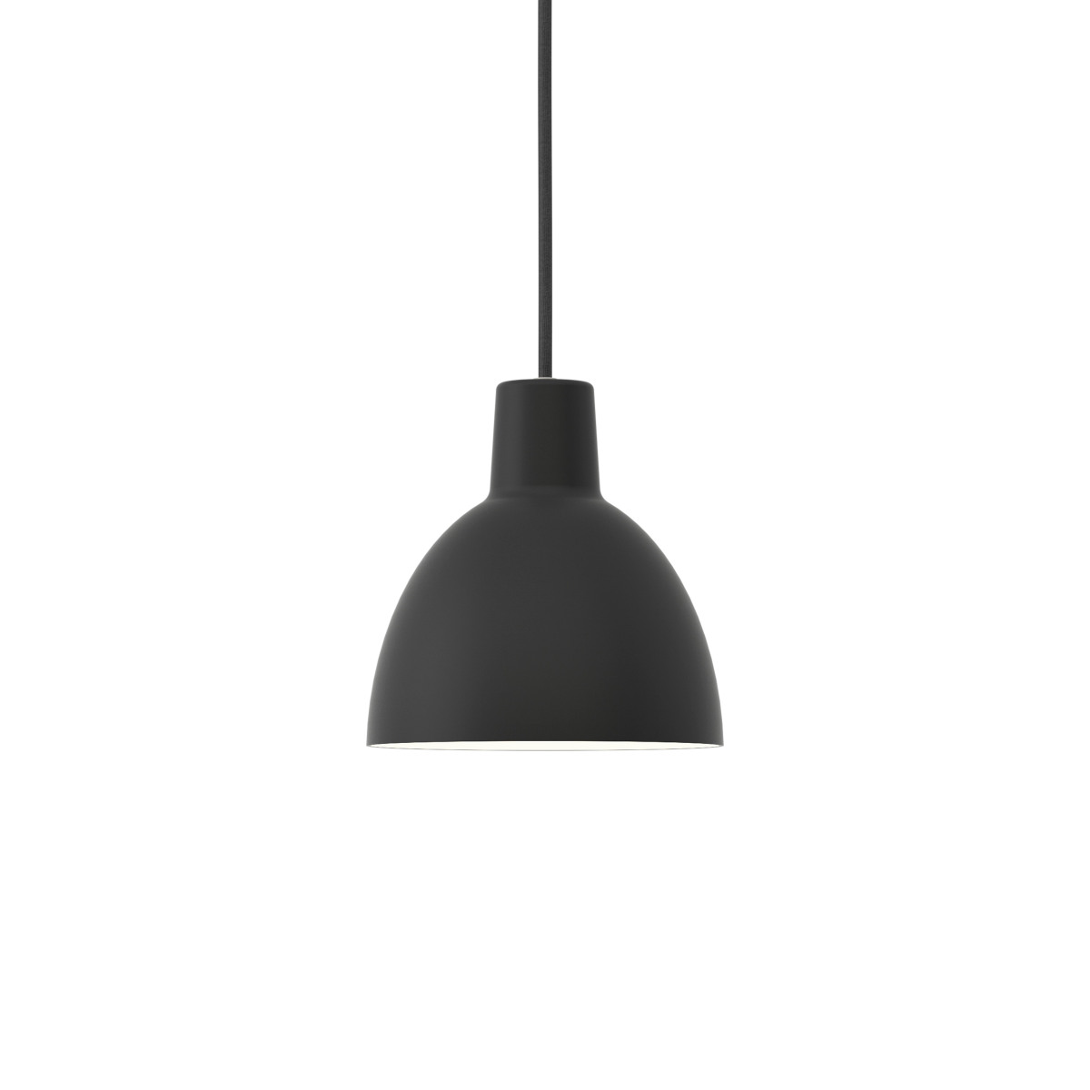 Louis Poulsen Toldbod Pendelleuchte Ø 17 cm schwarz, modernes Design, energiesparend, hochwertige Deckenleuchte