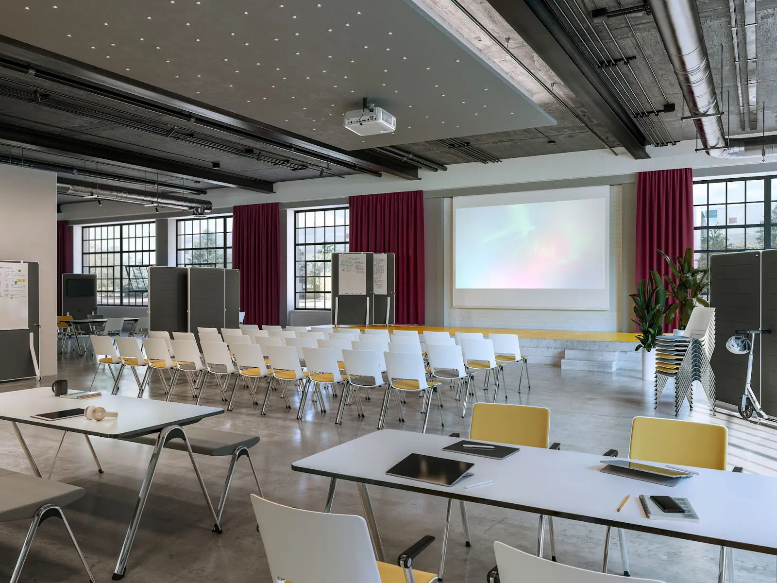 Interstuhl VLEGSis3 V8016 Konferenztisch im modernen Seminar- und Konferenzraum