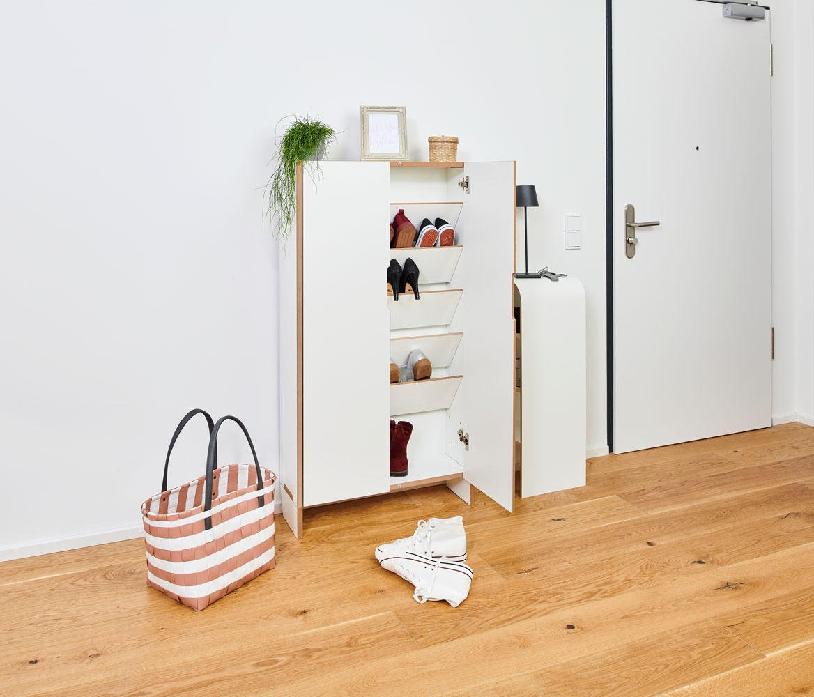 Tojo Flachmann Schuhschrank Ambiente