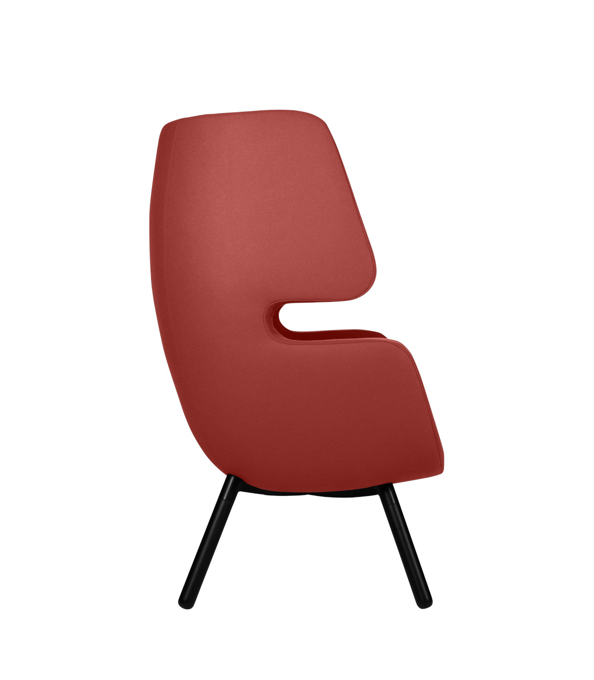 Moai Loungesessel von Softline, komfortabler Designer-Sessel mit skulpturalem Look und hochwertiger Polsterung