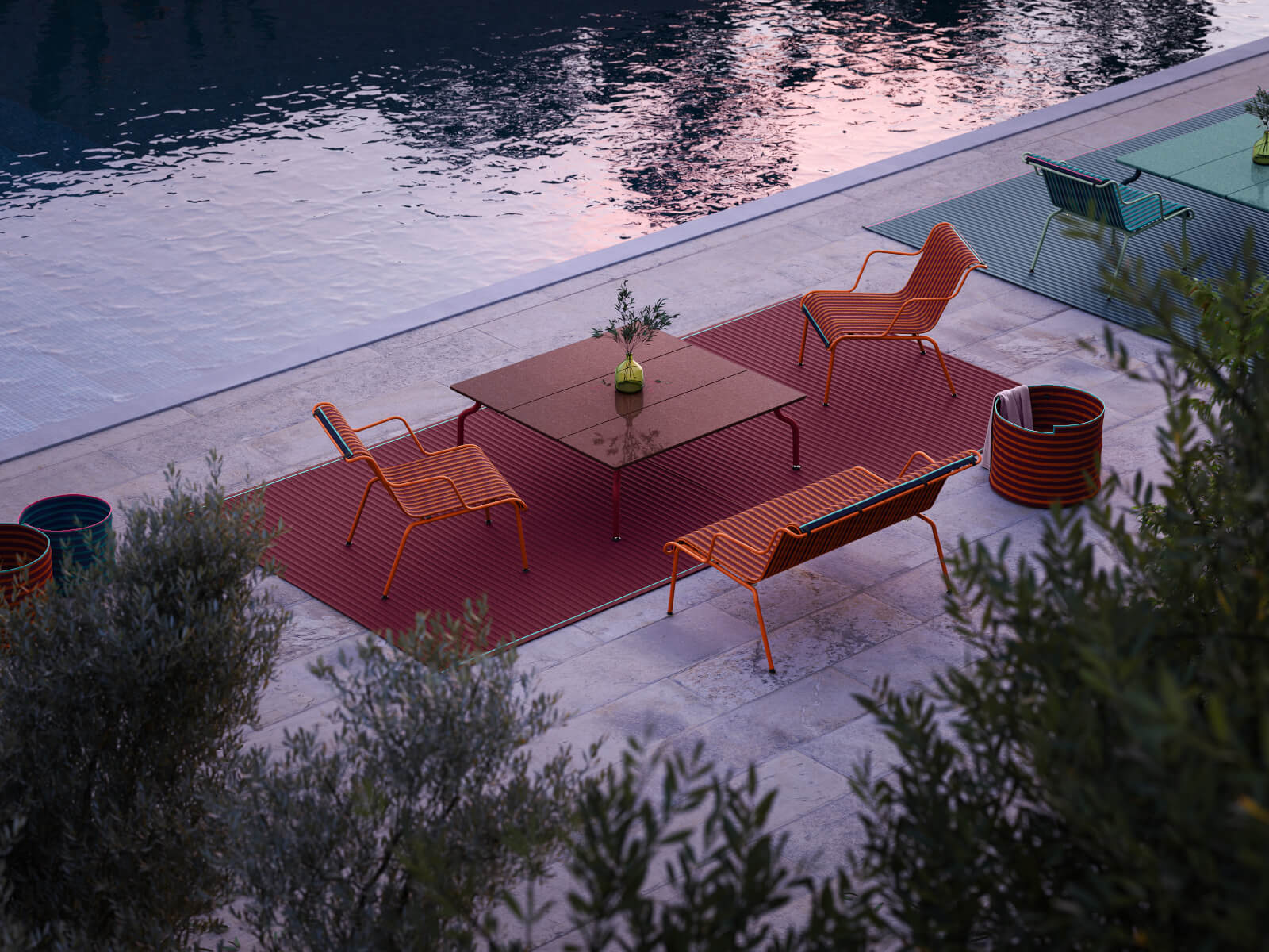 Magis South Loungesessel, ergonomisch und stilvoll – komfortable Sitzgelegenheit für Terrasse, Garten oder Lounge