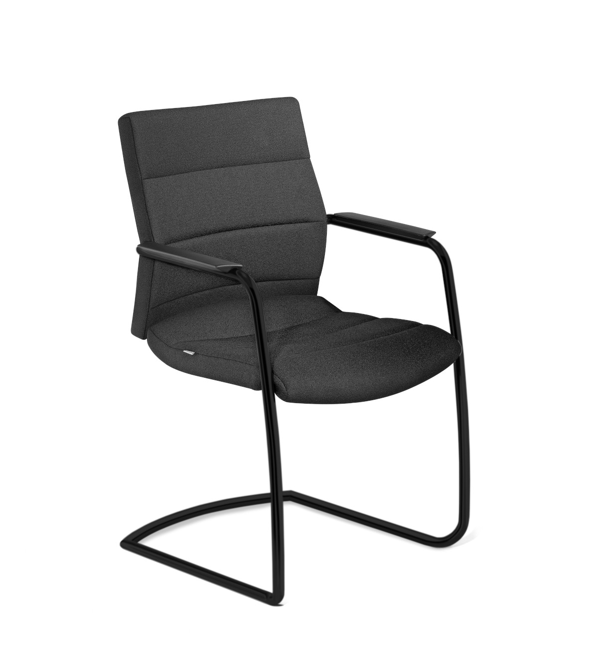 Interstuhl Besucherstuhl Champ 5C70, stapelbar, schwarz