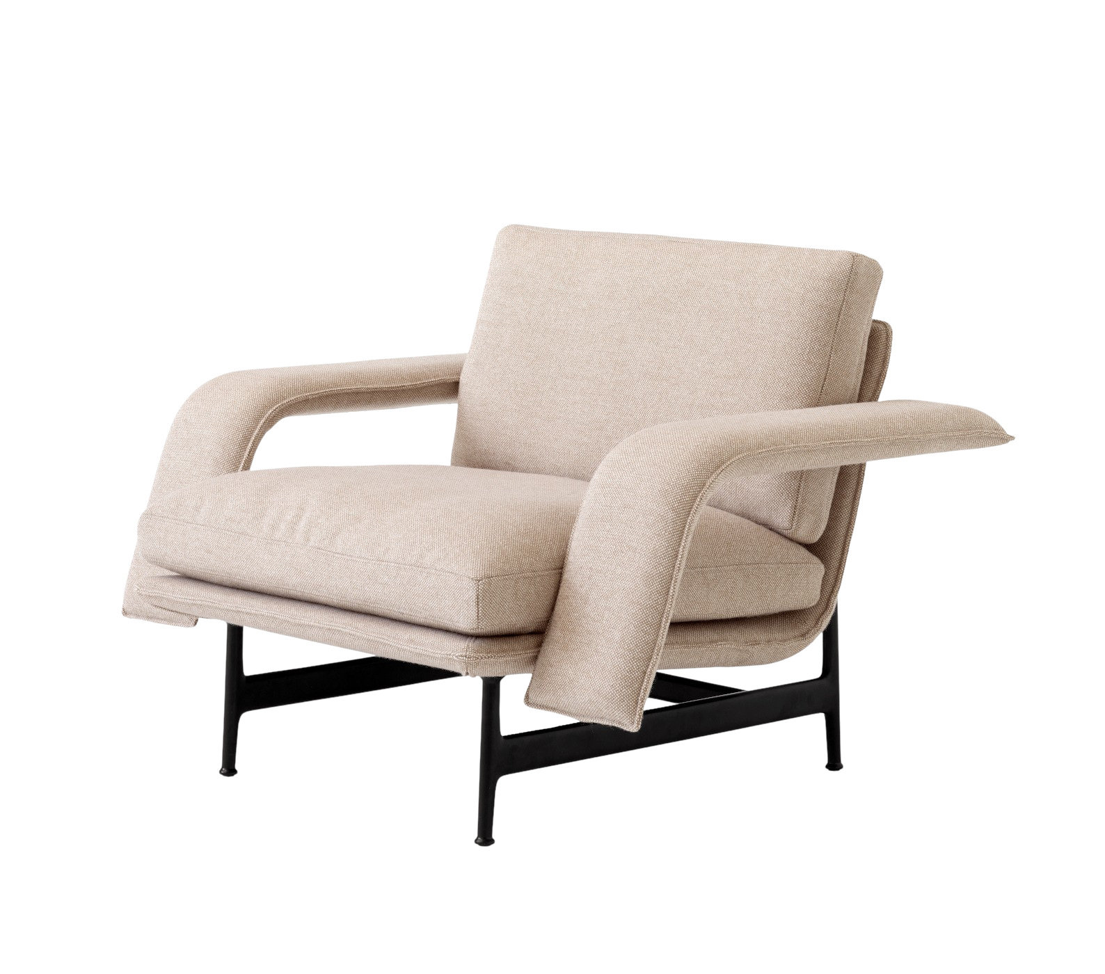 Meantime AV29 Lounge Chair, schwarz / hallingdal 0220