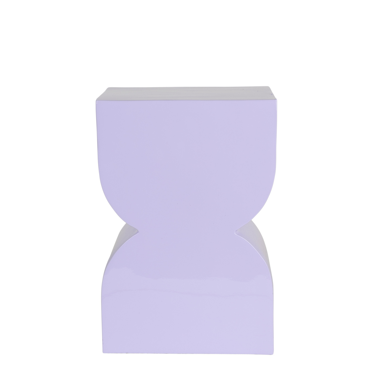 Cones Hocker, glänzend lila