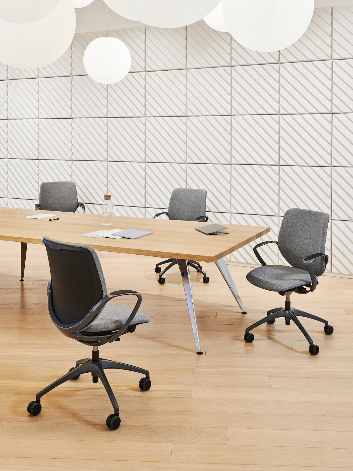 Giroflex 313-4539 Komfort-Bürostuhl mit Polsterrücken, ergonomische Lösung für produktives Arbeiten