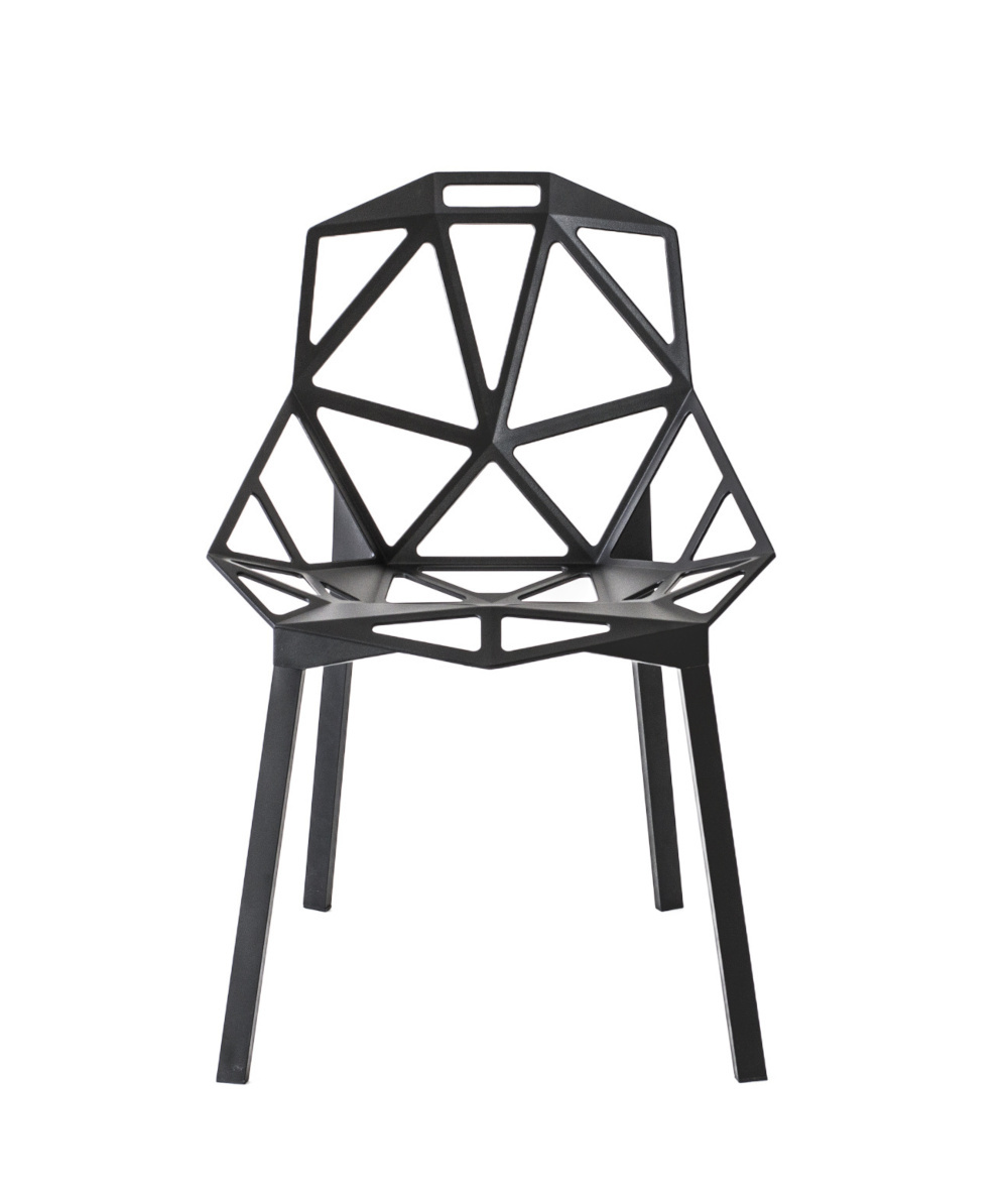 Magis Chair One schwarz – moderner stapelbarer Designstuhl Magis Chair One Stapelstuhl schwarz, moderner Designstuhl, leicht, stapelbar, langlebig, italienisches Design