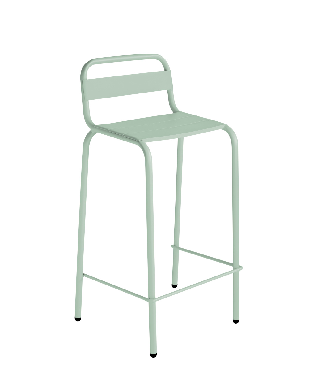 Barceloneta Barhocker, höhe 67 cm, weißgrün