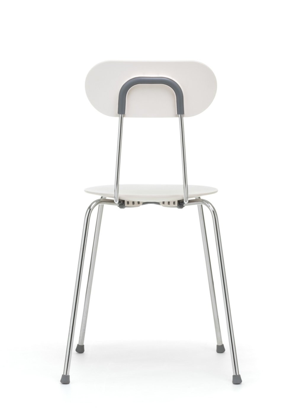 Magis Mariolina Stuhl, modernes italienisches Design, chrom/weiß, ergonomisch, hochwertig, langlebig
