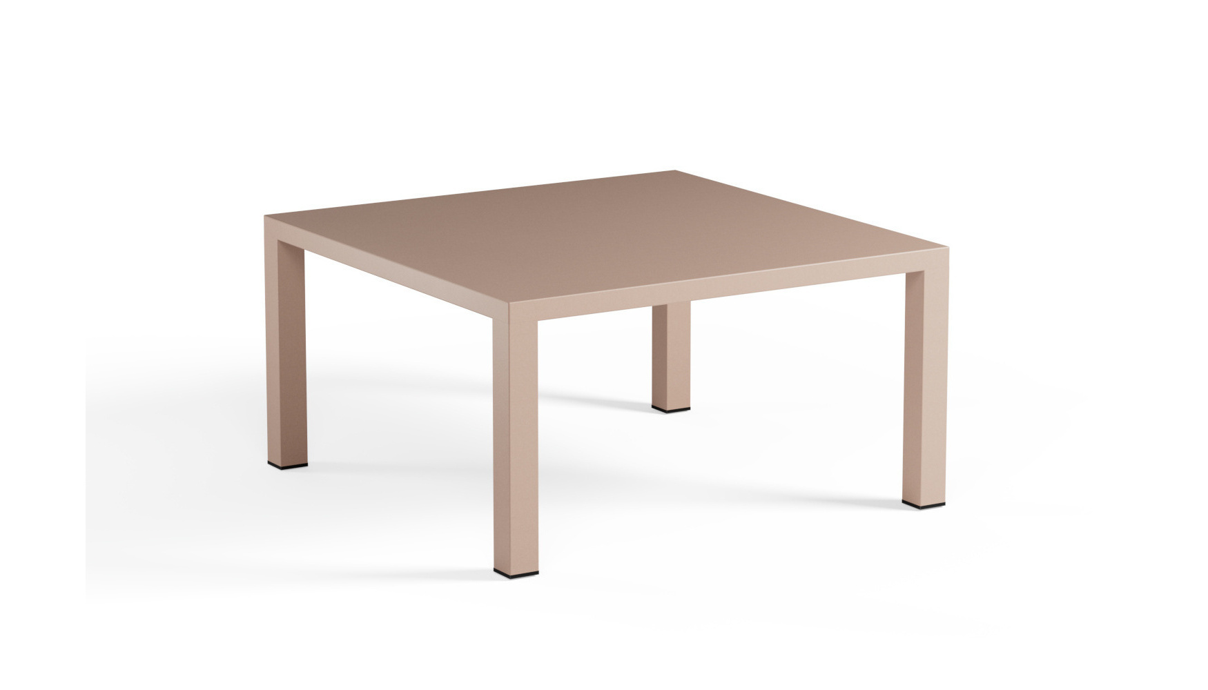 Round Couchtisch, 80 x 80 cm, rosa magnolie