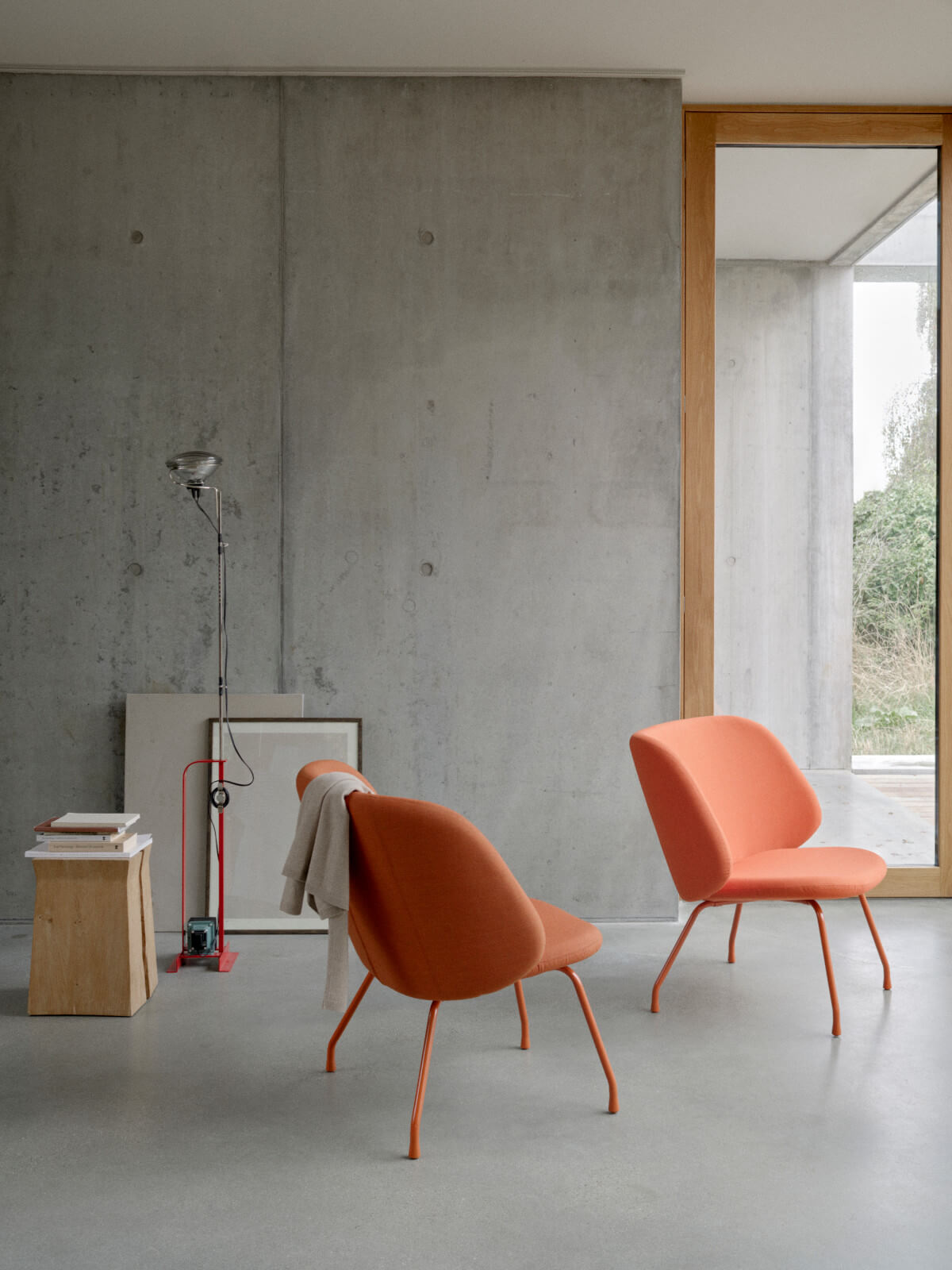 Softline Evy Sessel im modernen Design, gemütlicher Loungesessel mit klarer Formensprache