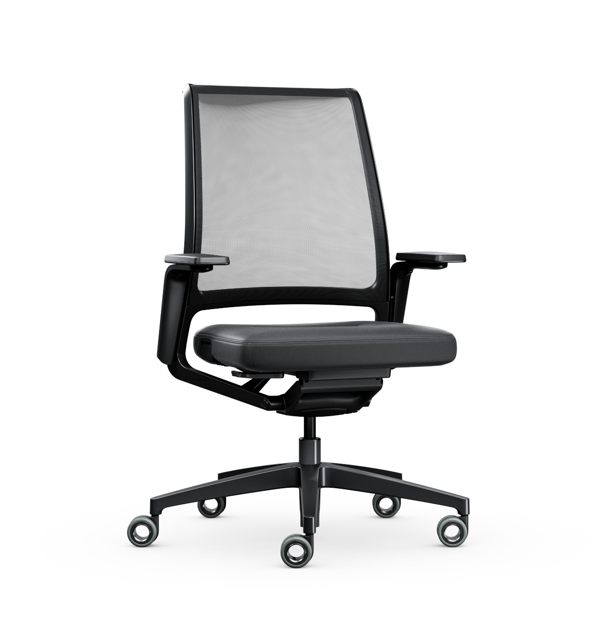 Interstuhl VINTAGEis5 17V7 Bürodrehstuhl mit ergonomischer Rückenlehne, Synchronmechanik und modernem Design für Büros