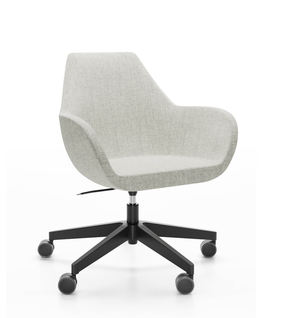 Moderner Profim Fan 10Z Sessel mit ergonomischer Form, ideal für stilvolle Lounge- und Arbeitsbereiche