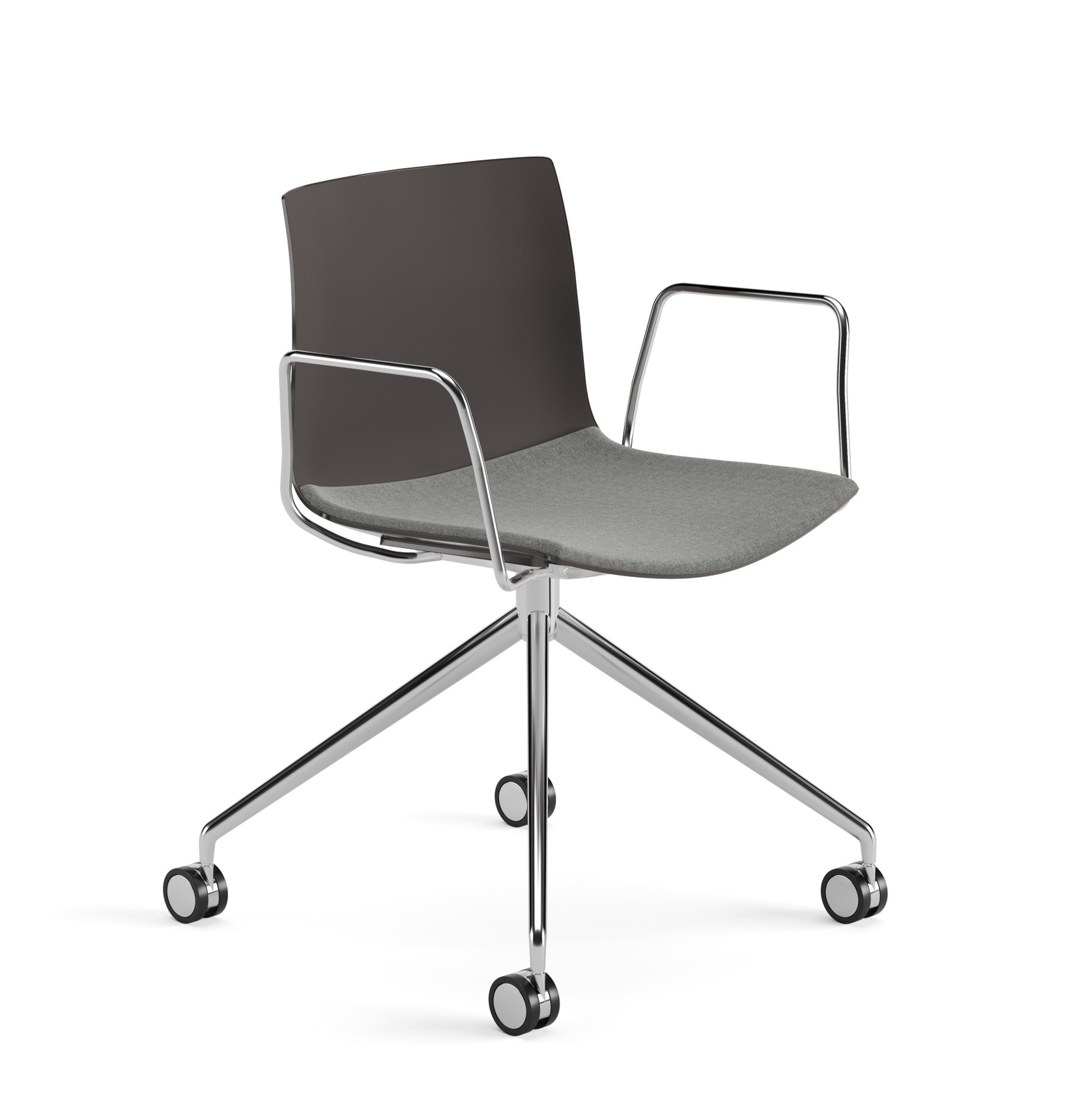 Catifa 46 Armlehnstuhl, kunststoff mit polstersitz #0290