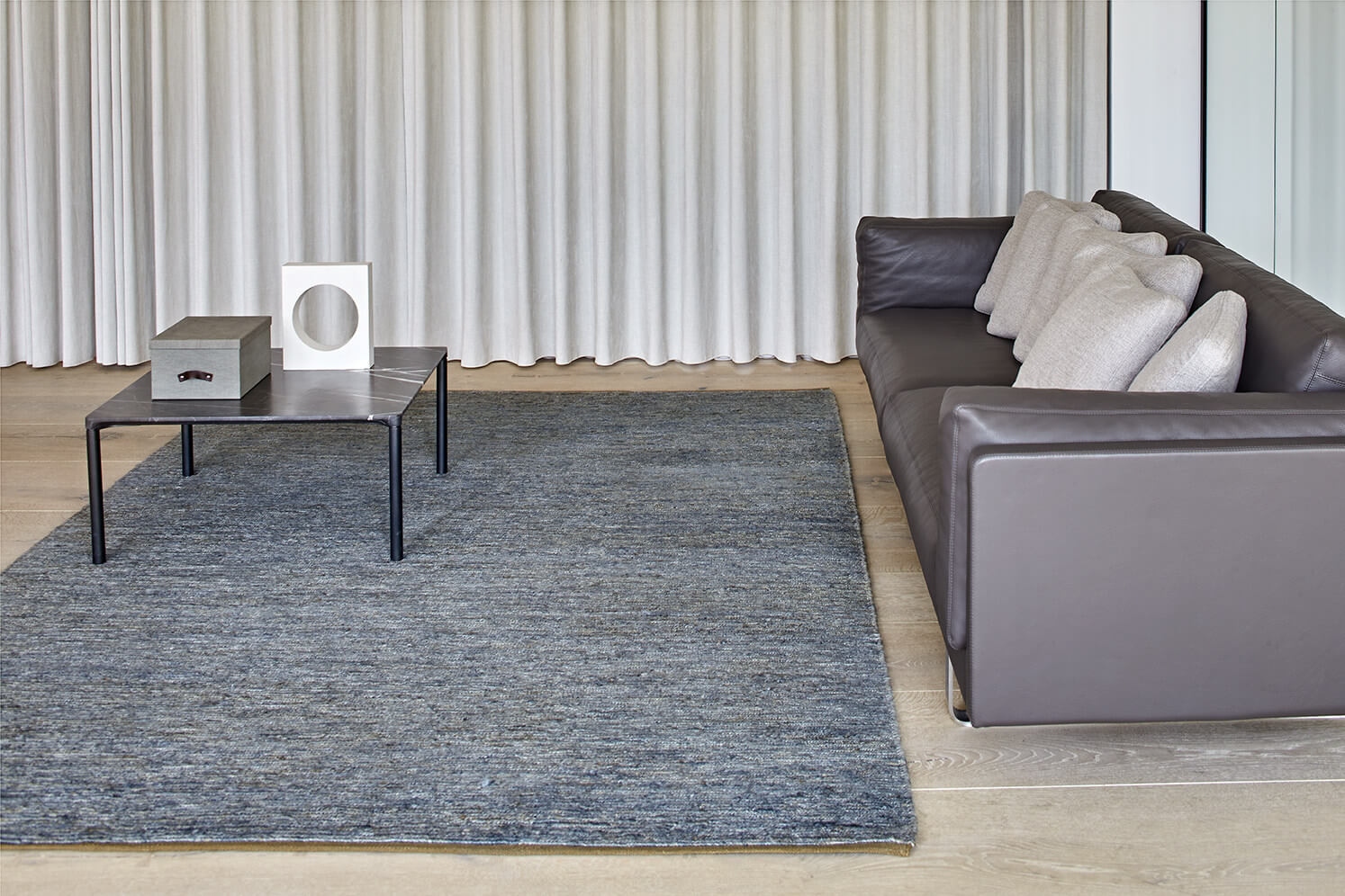 Sumace Teppich ohne Frasen, 170 x 240 cm, black