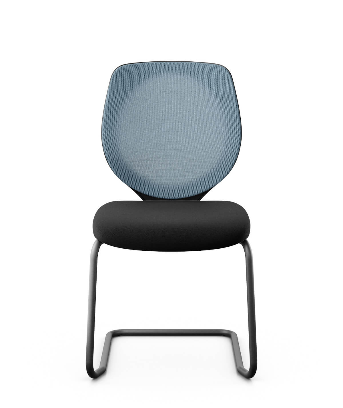 Giroflex 353-3003 Besucherstuhl, ergonomischer Freischwinger, atmungsaktiver Netzrücken