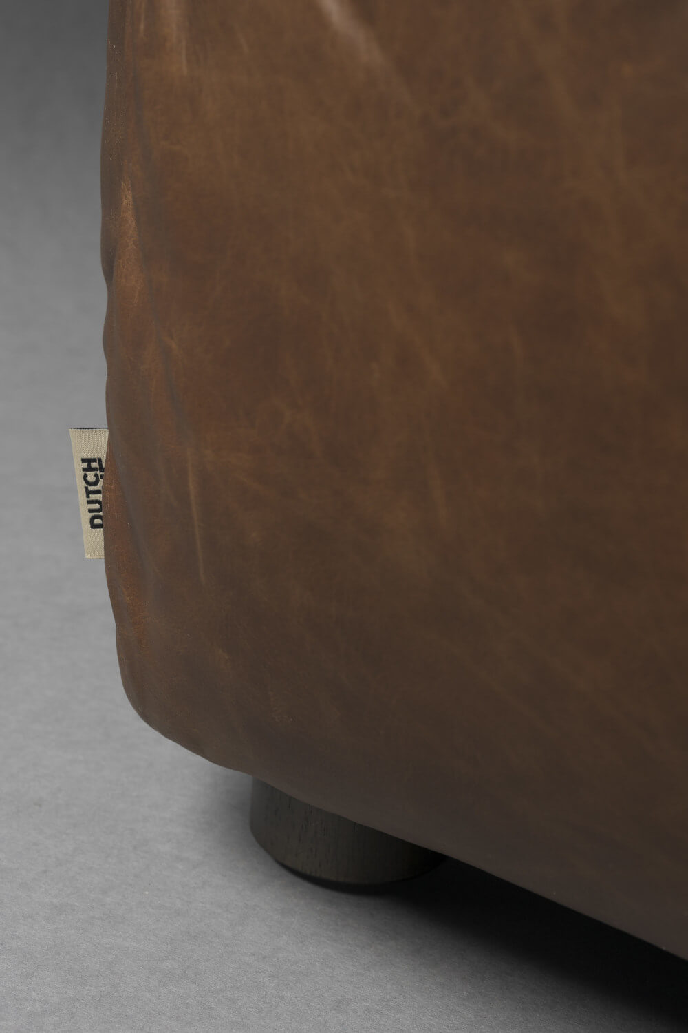 Hackman Sofa 4,5 Sitzer, leder schokolade