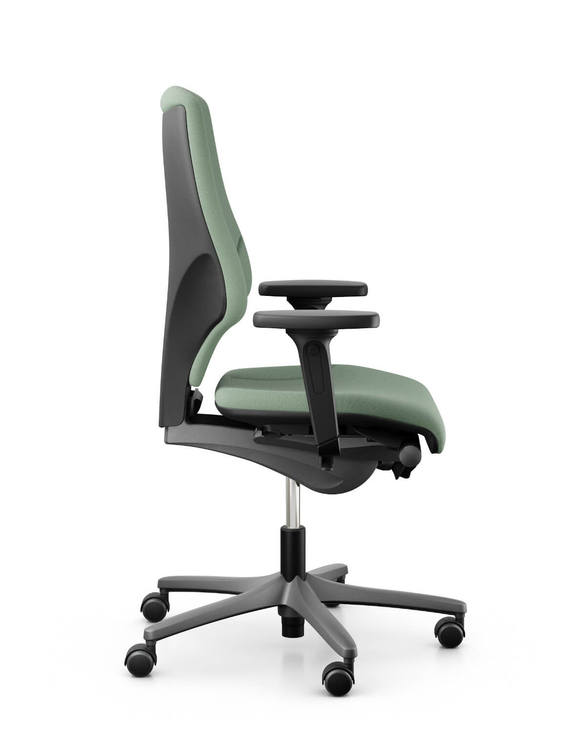 Ergonomischer Giroflex 64-3578 Bürostuhl mit höhenverstellbarer Rückenlehne & Komfortpolster