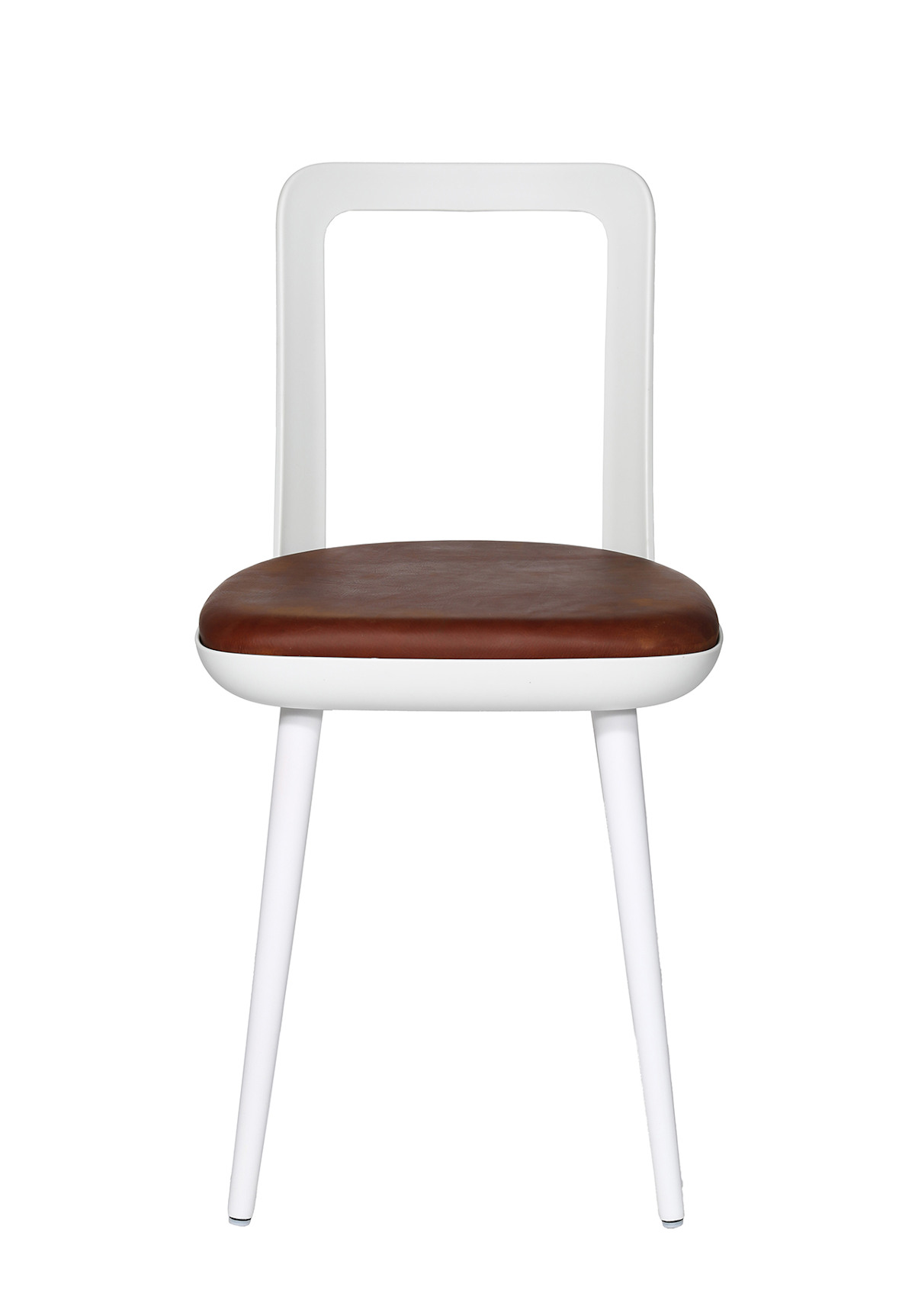 Wagner W-2020 Designerstuhl mit Sitzkissen, hochwertige Kunststoffschale und langlebige Holzbeine