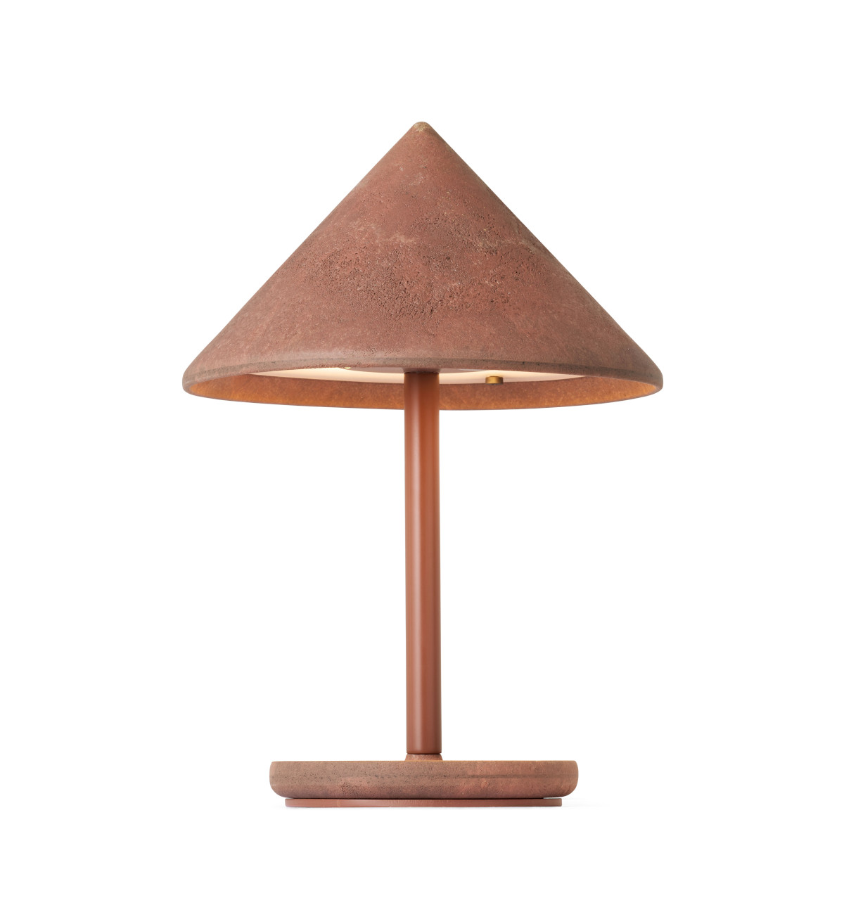 Terra Portable Tischleuchte, coffee waste rust red
