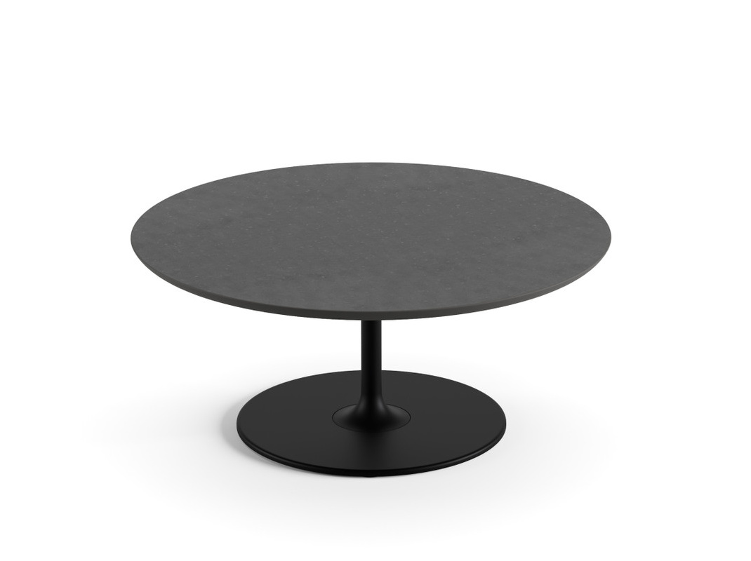 Dizzie Couchtisch, rund, schwarz #0664