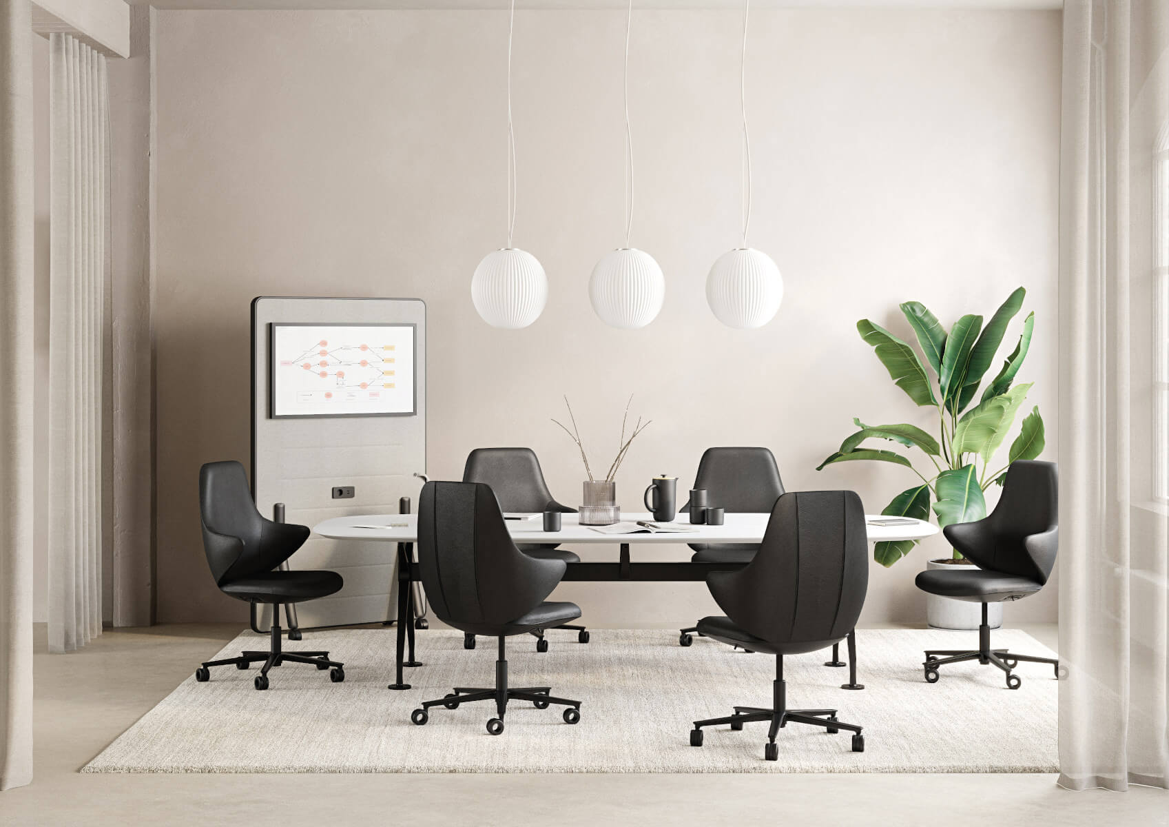 Interstuhl CK152 CHECKis3 Konferenzstuhl, komfortabler Polstersitz, stilvolles Design, perfekt für Büro und Konferenzräume