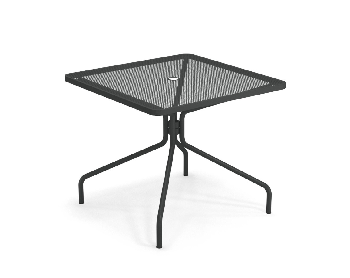 Cambi Tisch, 90 x 90 cm, antikeisen