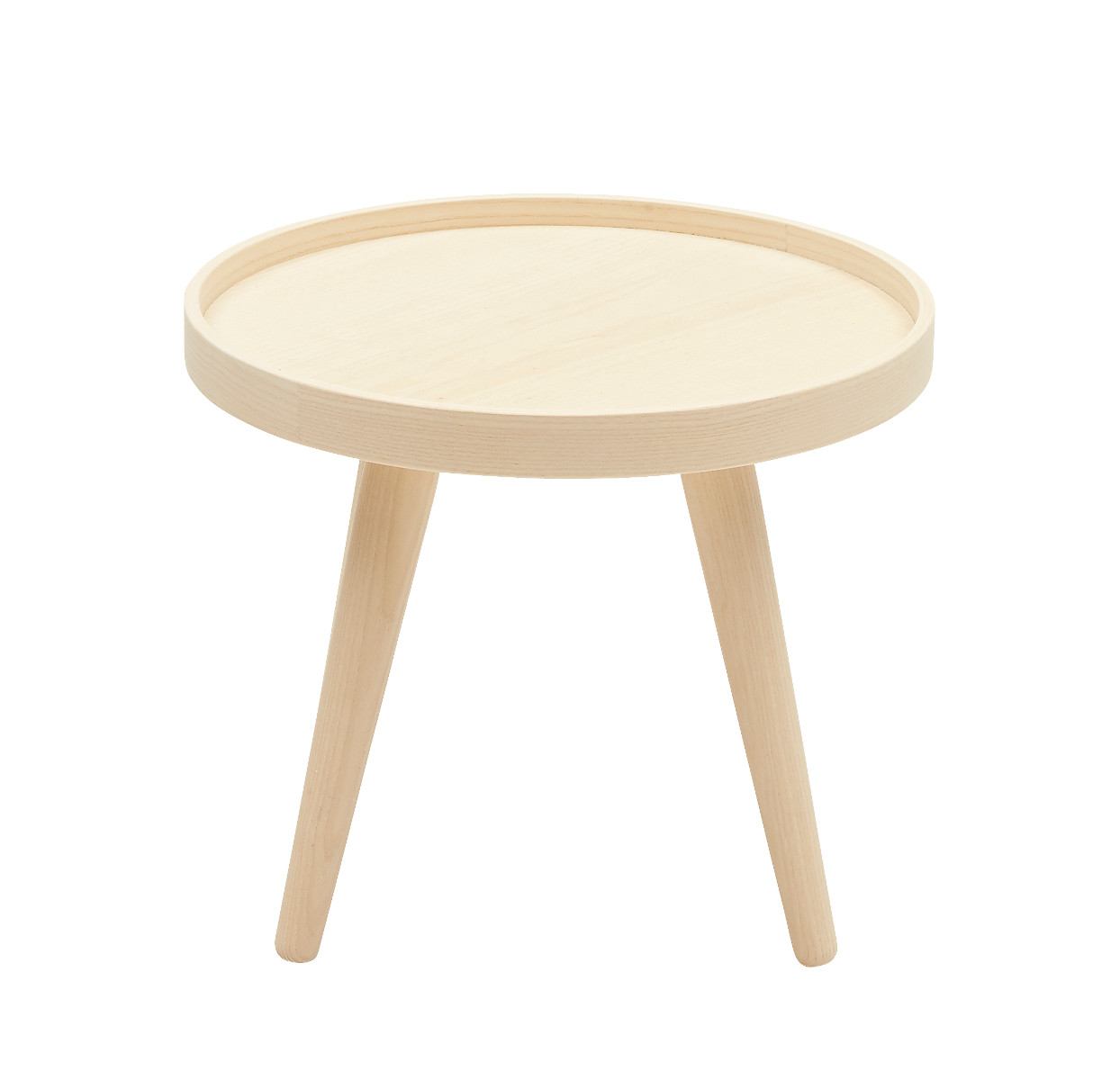 Softline Alma Beistelltisch small aus natürlicher Esche, kompakt, modernes Design, vielseitig einsetzbar, langlebiges Holz