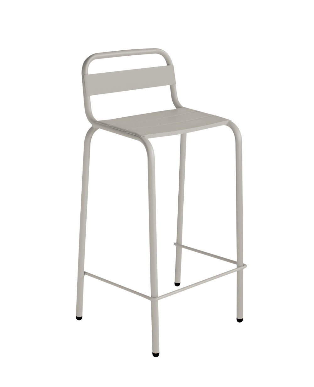 Barceloneta Barhocker, höhe 79 cm, kieselgrau