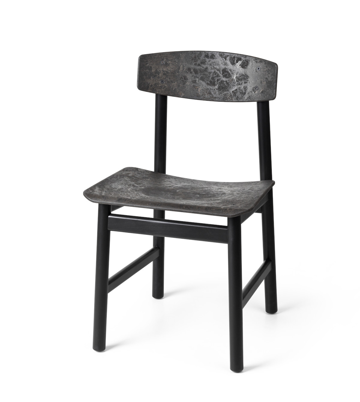 Conscious Chair 3162, buche schwarz lackiert / wood waste black