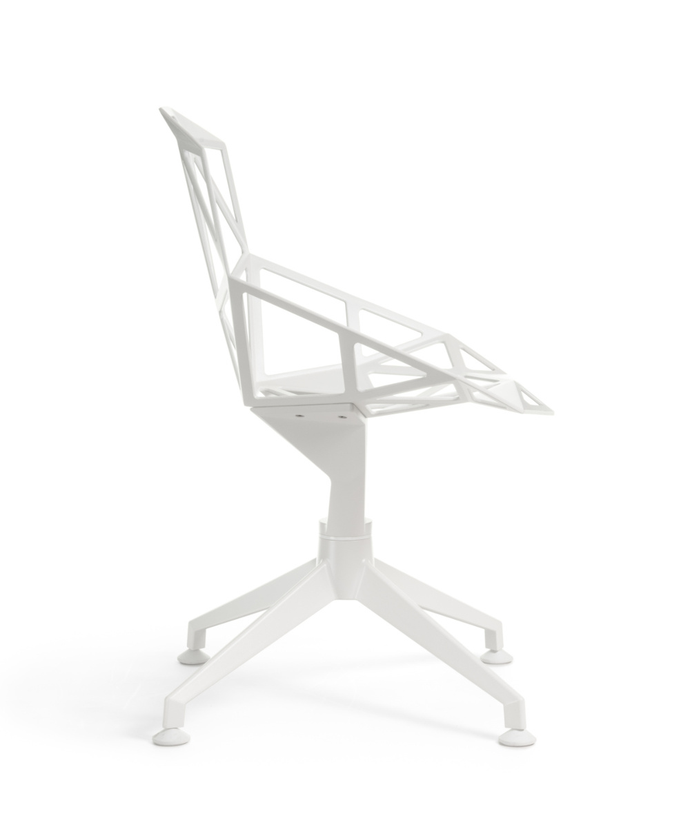 Magis Chair One 4Star, weiß, ergonomischer Drehstuhl, hochwertiges italienisches Design, modern, langlebig