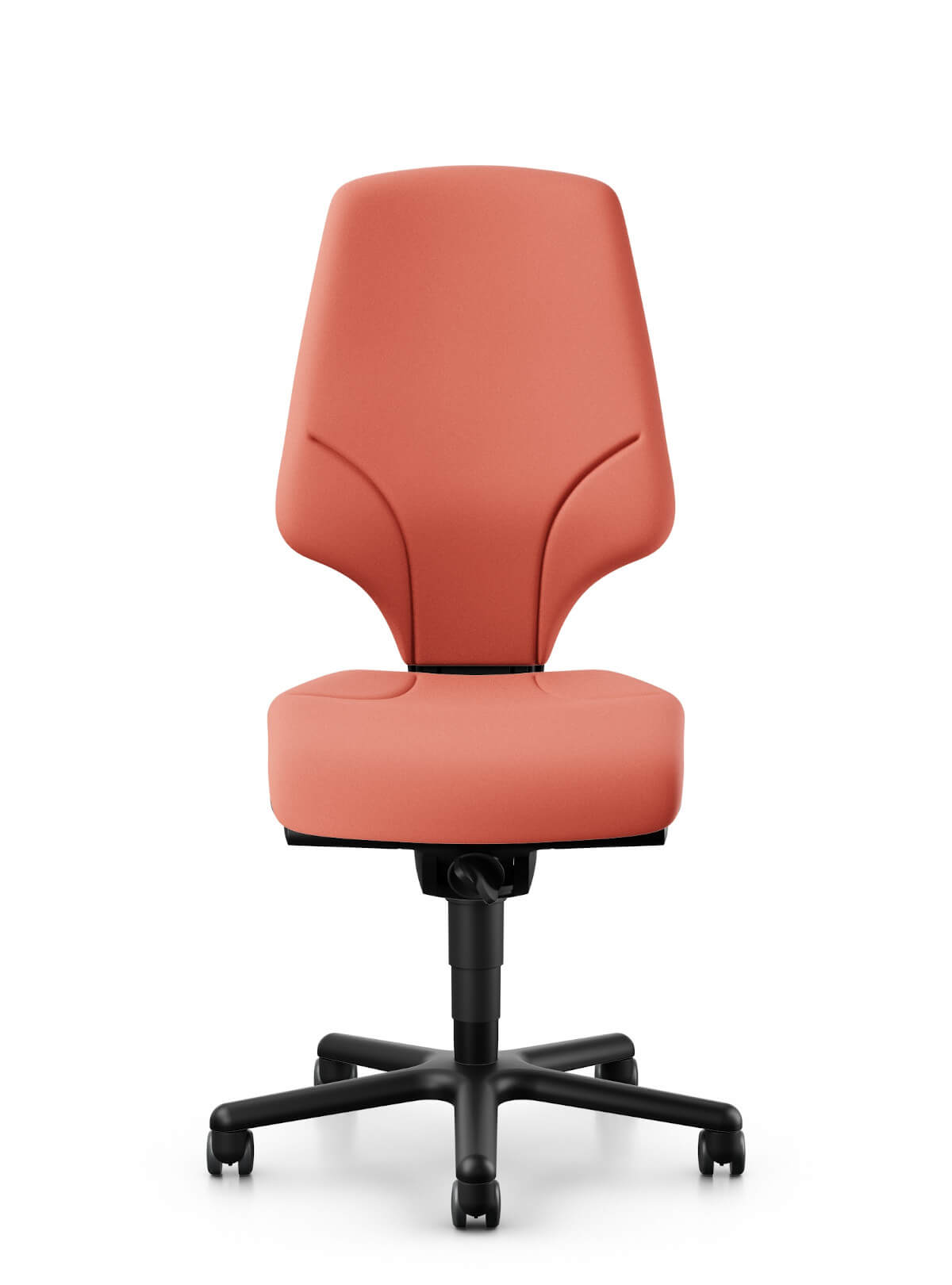 Giroflex 64-4080 Kassenstuhl ergonomisch, höhenverstellbar mit stabiler Rollenbasis für Kassenarbeitsplätze