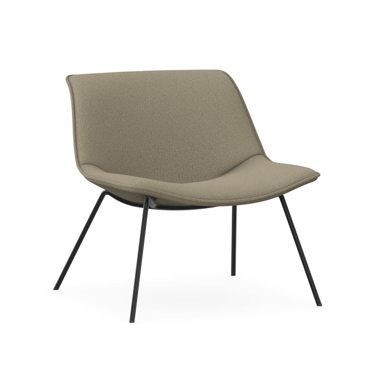 Interstuhl SHUFFLEis1 SU414 Loungesessel mit ergonomischem Design, komfortabler Polsterung und stilvollem Lounge-Charakter